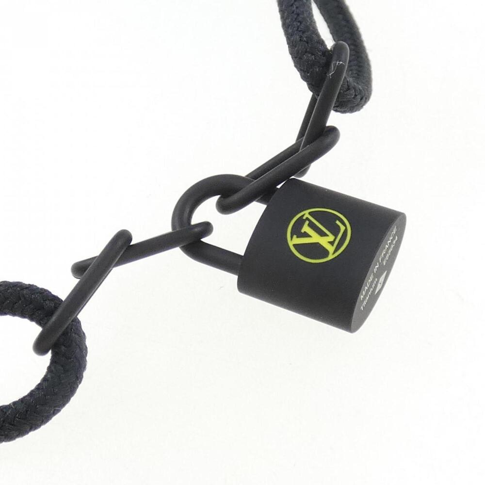 LOUIS VUITTON Black Lockit Charm Bracelet - Picture 2 of 3